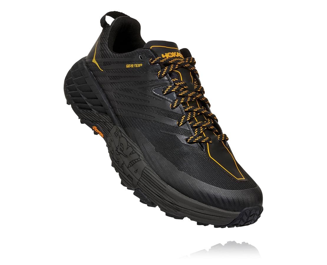 Hoka One One Speedgoat 4 Gore-Tex Philippines - Men's Trail Running Shoes - Dark Grey | QP9374062